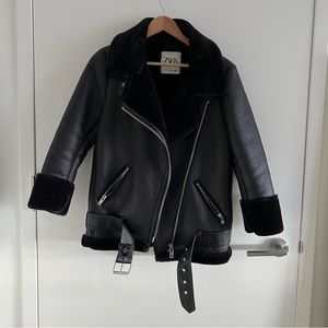 ZARA Double Faced Lined Jacket Size XS